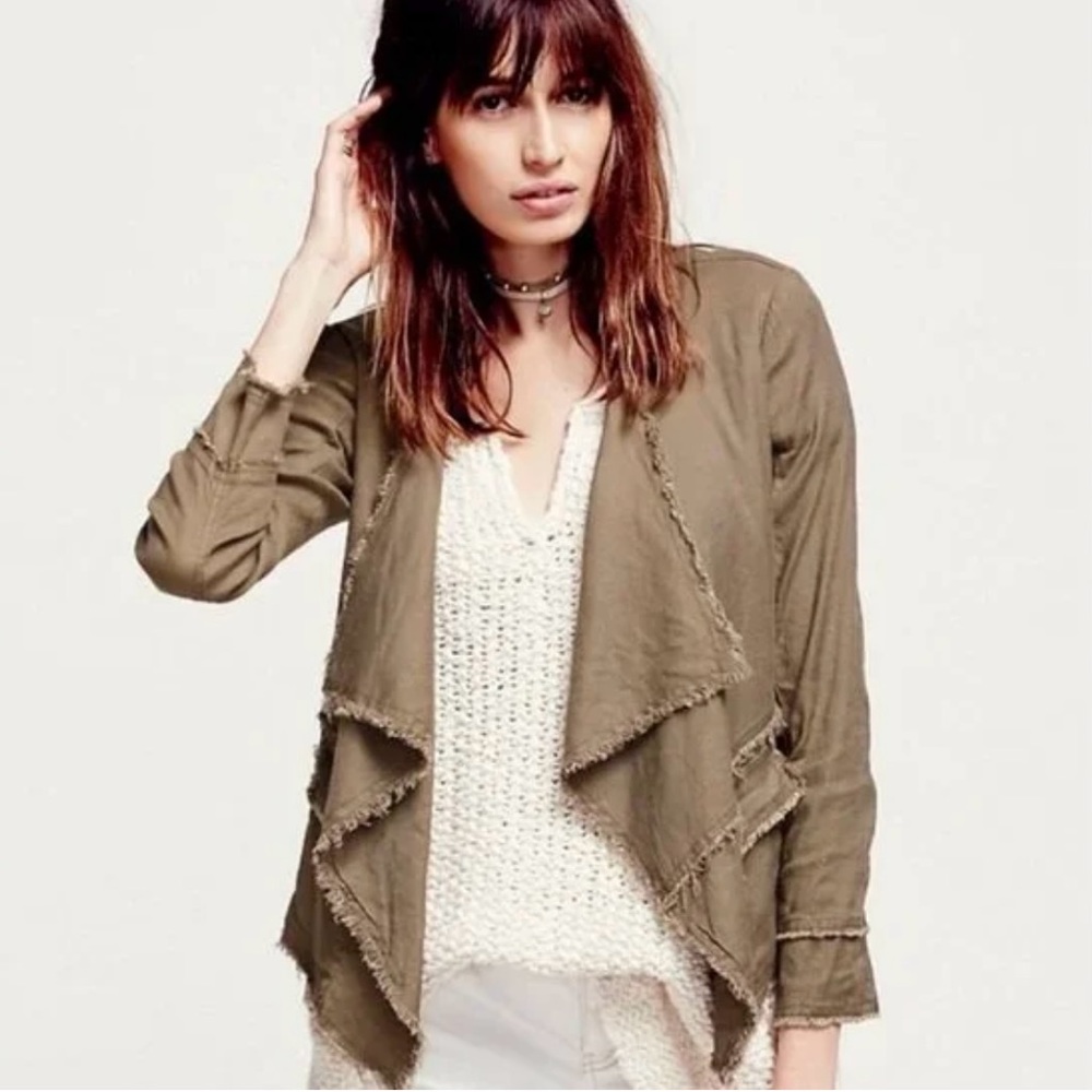 Free People Olive Green Jacket
